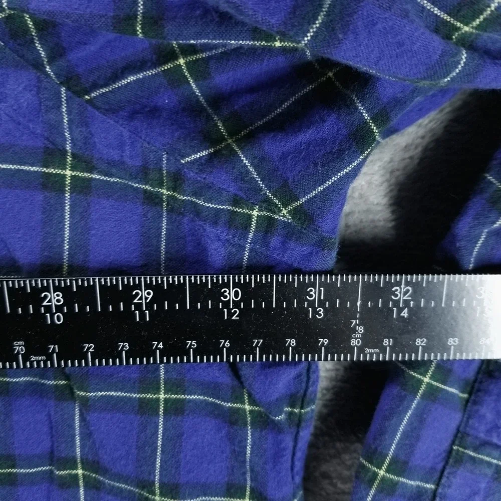 Polo Ralph‎ Lauren Shirt Mens 3XB Blue Plaid Button Up Long Sleeve Classic Fit